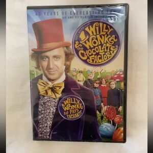 Brand New Willy Wonka and the Chocolate Factory DVD Original Gene Wilder 1971​